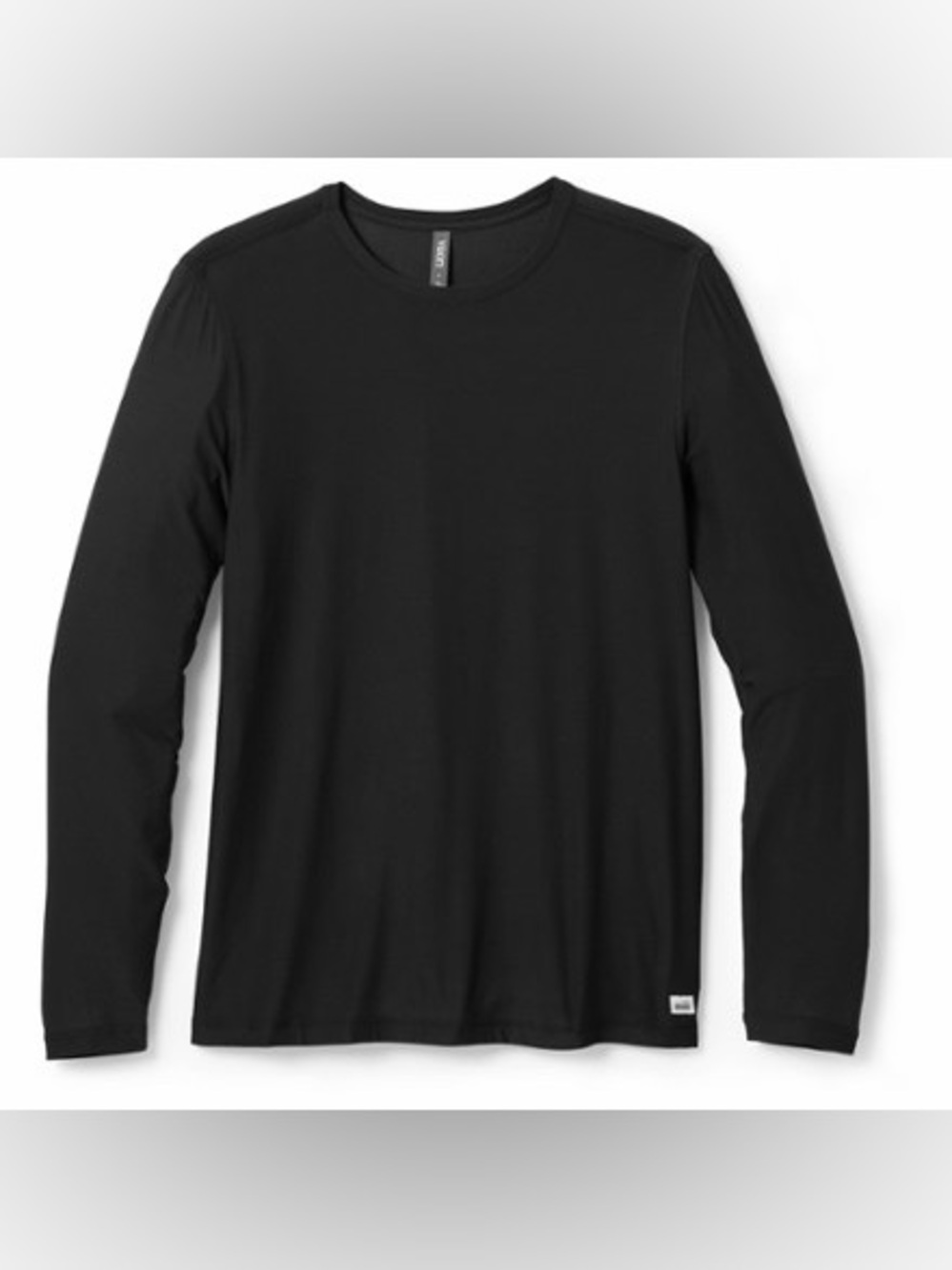 Vuori men's long sleeve cotton Top, lightweight, workout essential Tshirt, sz M